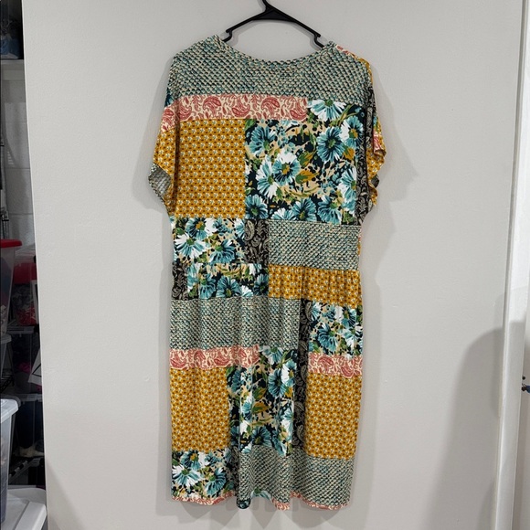 NWT Johnny Was Paisley patch relaxed fit boho shift dress - Picture 6 of 8